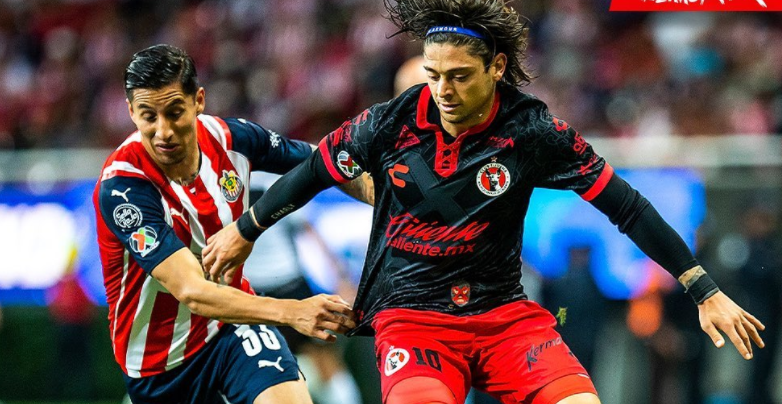 Xolos de Tijuana perdió ante Chivas con Joaquín Montecinos en cancha
