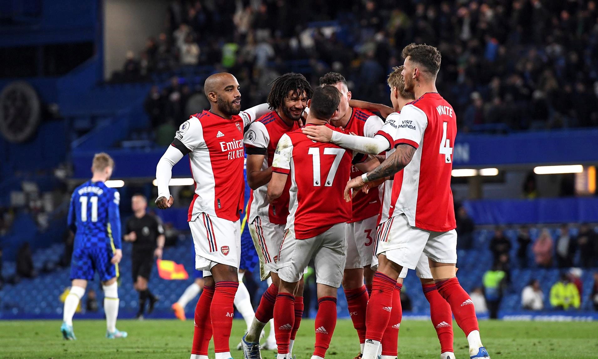 Arsenal sorprendió con goleada como visita a Chelsea en la Premier League