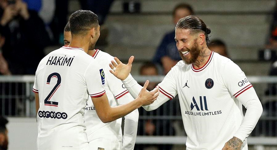 PSG quedó a un paso del título con goles de Mbappé, Ramos y Marquinhos