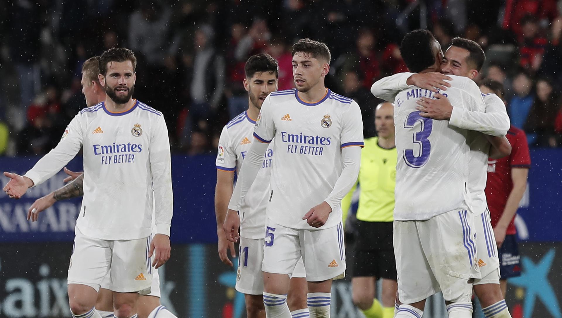 Real Madrid doblegó a Osasuna y dio otro paso más rumbo al título en España