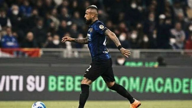 Arturo Vidal se perderá el duelo ante AS Roma por una lesión