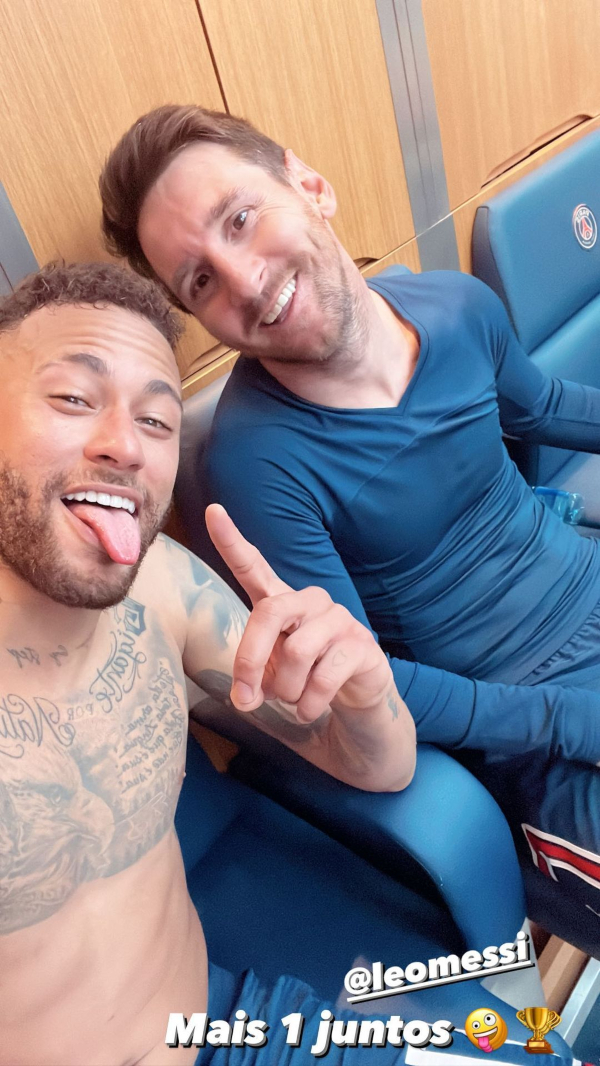 “Una más juntos”: La celebración de Messi y Neymar tras el título de la Ligue 1 con PSG