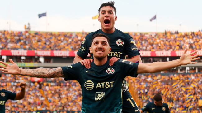 ¡Encendido! El extraordinario golazo de Diego Valdés para adelantar a América ante Tigres