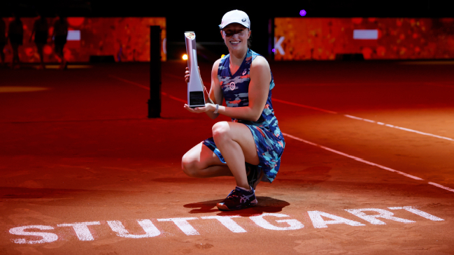 Iga Swiatek batió a Aryna Sabalenka y se coronó campeona en el WTA de Stuttgart