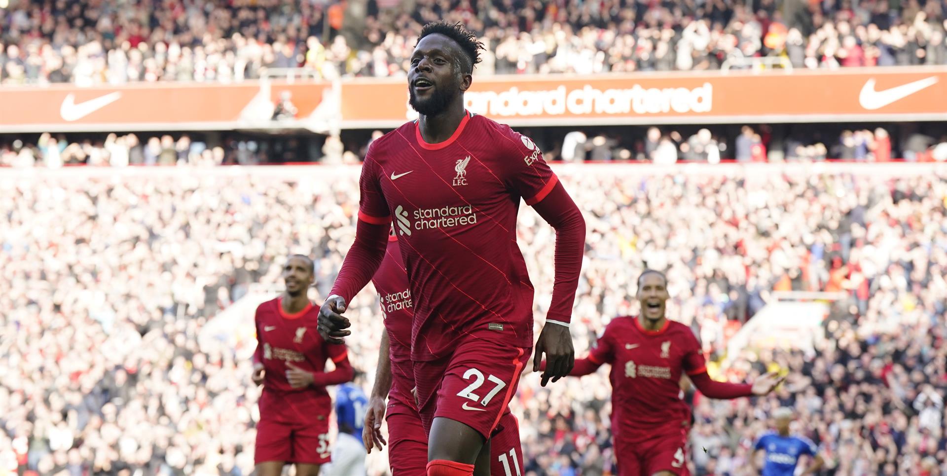 Liverpool celebró en el clásico y dejó a Everton en zona de descenso