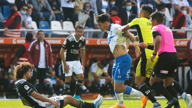 Un descontrolado Zampedri fue expulsado por un manotazo contra Falcón