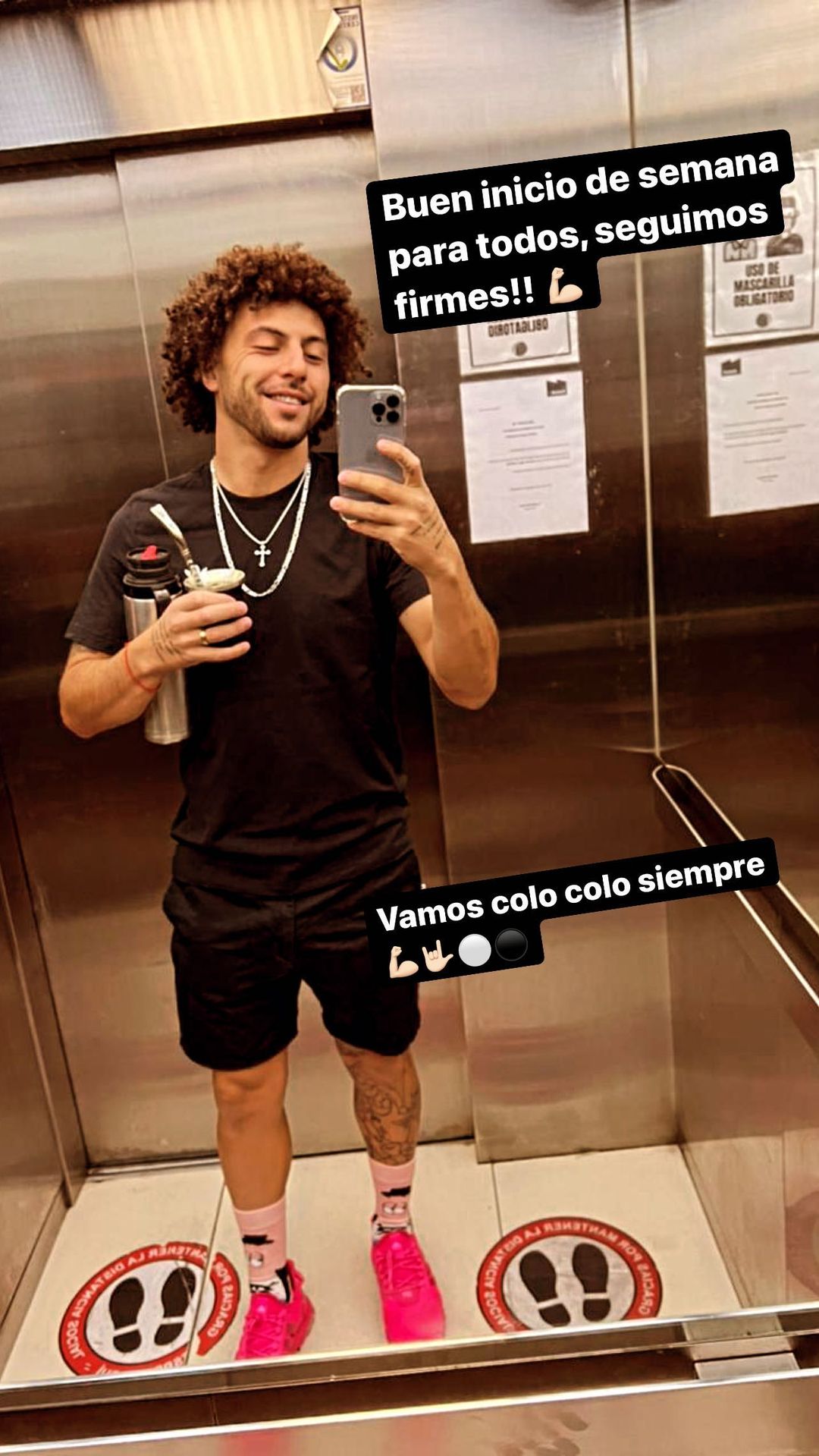 El día después de Maxi Falcón: “Vamos Colo Colo siempre”