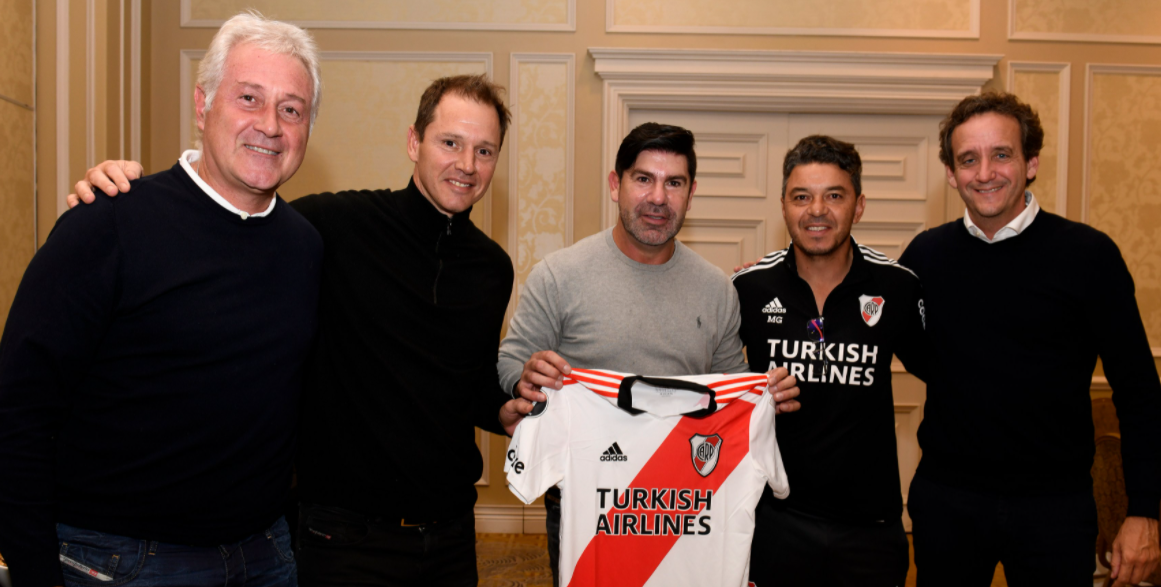 Marcelo Salas visitó a River Plate y compartió con Marcelo Gallardo previo al duelo contra Colo Colo