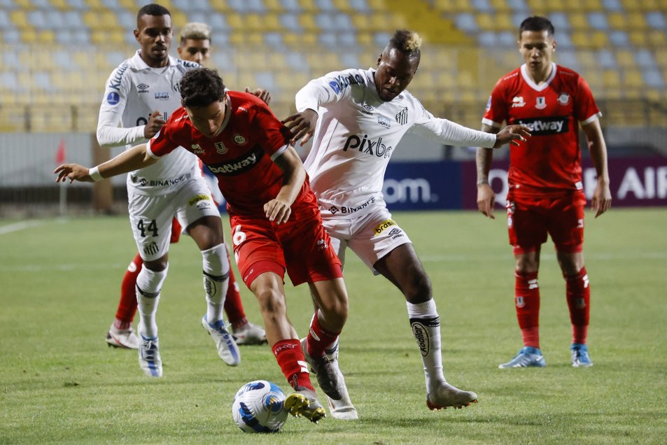 La igualdad con gusto a poco de Unión La Calera ante Santos en Copa Sudamericana