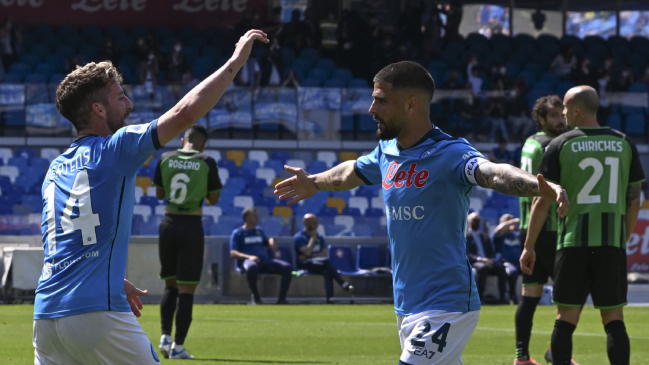 ¡Goleada tenística! Napoli aplastó a Sassuolo y sigue en la pelea por la Serie A