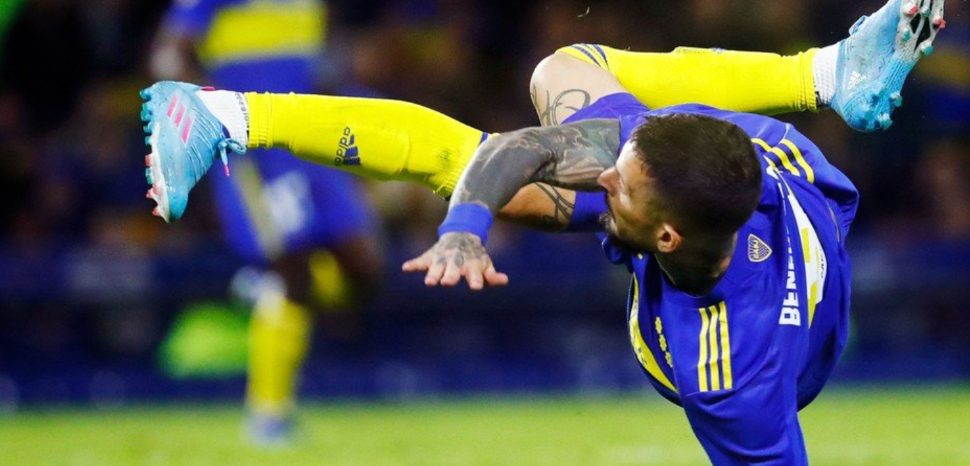 Darío Benedetto anotó un espectacular golazo de tijera en triunfo de Boca Juniors sobre Barracas