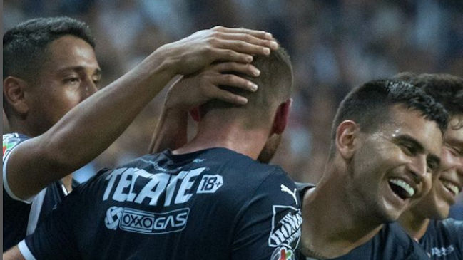 Sebastián Vegas festejó ante Joaquín Montecinos en victoria de Monterrey sobre Tijuana