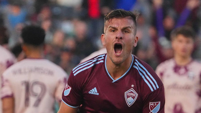 Diego Rubio marcó de tiro libre y fue expulsado en triunfo de Colorado Rapids sobre Portland Timbers