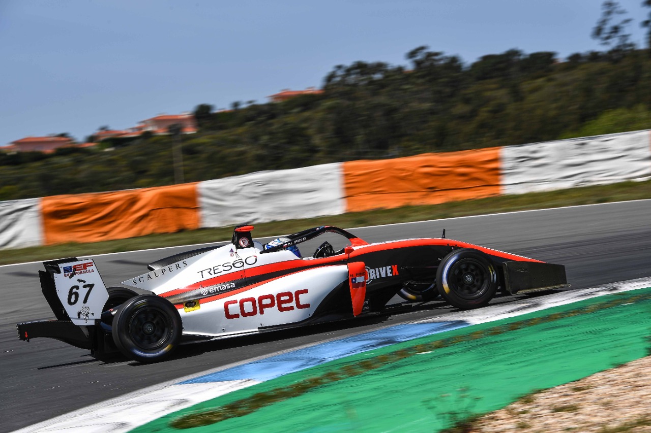 Nicolás Pino inició con mala fortuna la primera fecha de la Euroformula Open en Estoril