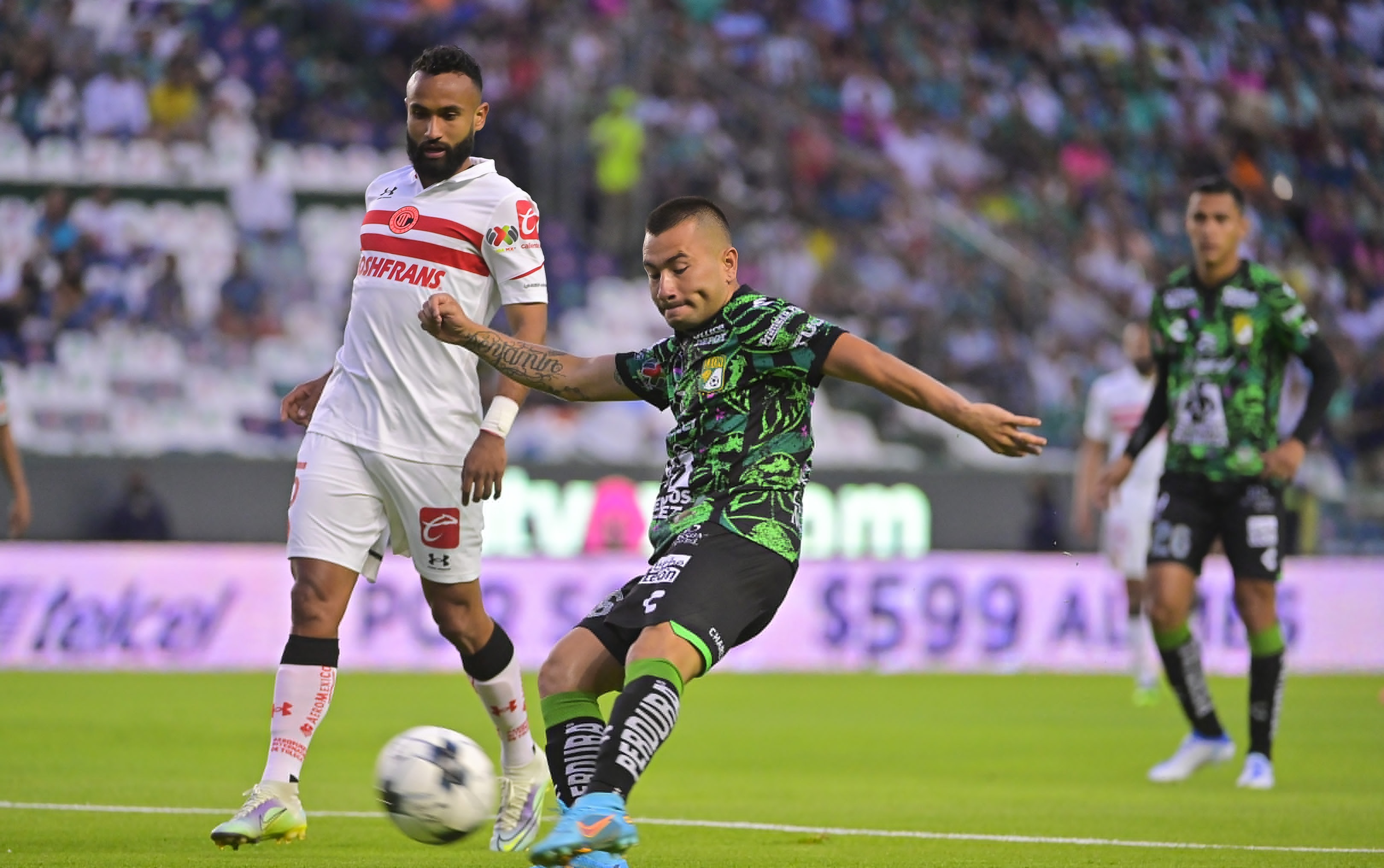 Los goles de Víctor Dávila y Jean Meneses en el insuficiente empate de León con Toluca