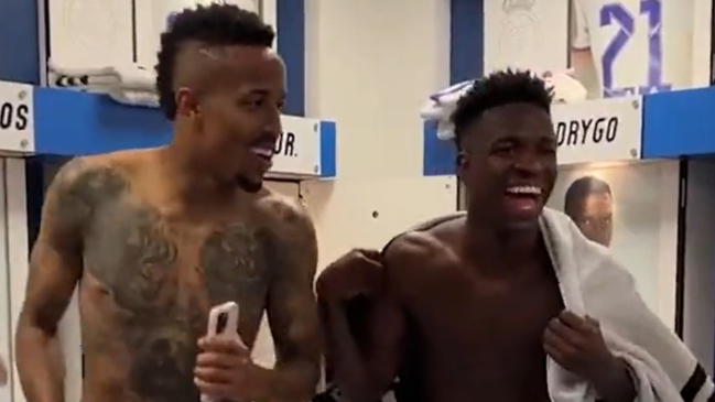 ¡Qué bailecito se sacaron! Así festejó el vestuario de Real Madrid tras la hazaña contra el City