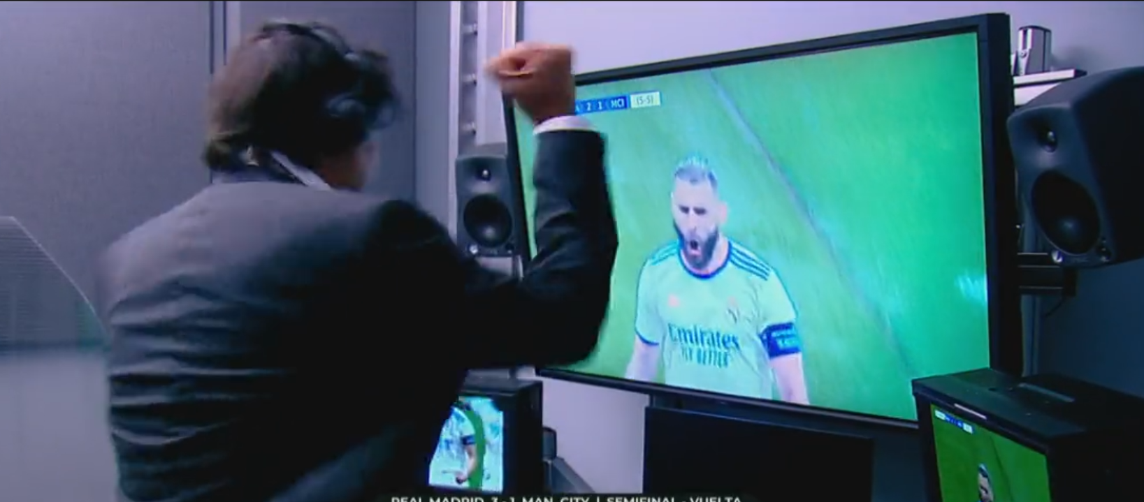 ¡Lo celebró con todo! Así vivió Iván Zamorano el triunfo de Real Madrid sobre Manchester City