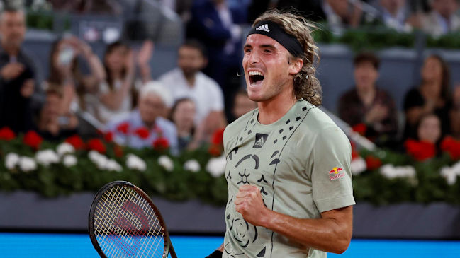 Stefanos Tsitsipas se impuso sobre Andrey Rublev y jugará las semis del Masters de Madrid
