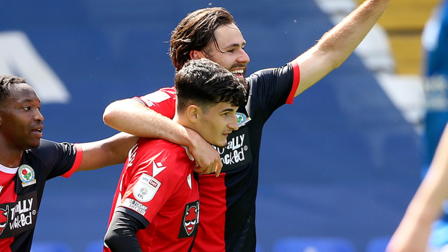 ¡Golazo! Ben Brereton Díaz anotó con un tremendo remate al ángulo en Blackburn Rovers
