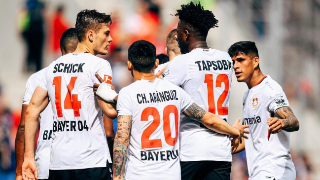 Aránguiz aportó con una asistencia: Leverkusen clasificó a la Champions tras batir a Hoffenheim