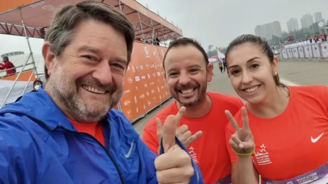 Gobernador Orrego hizo un llamado a informarse a conductores por cortes en Santiago por Maratón