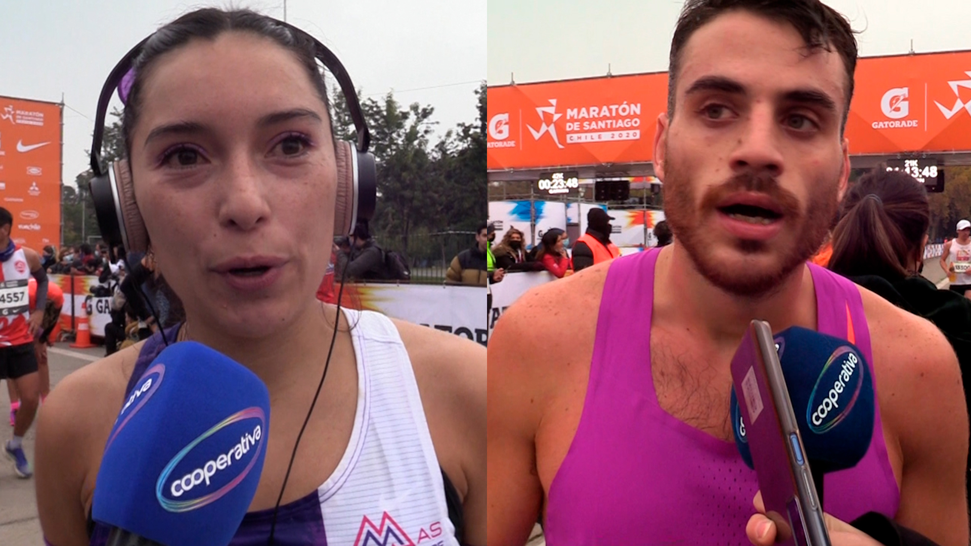 Bernardo Maldonado y Margarita Macías triunfaron en los 21k del Maratón de Santiago