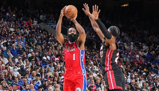 Philadelphia 76ers igualó la serie ante Miami Heat gracias a Embiid y Harden