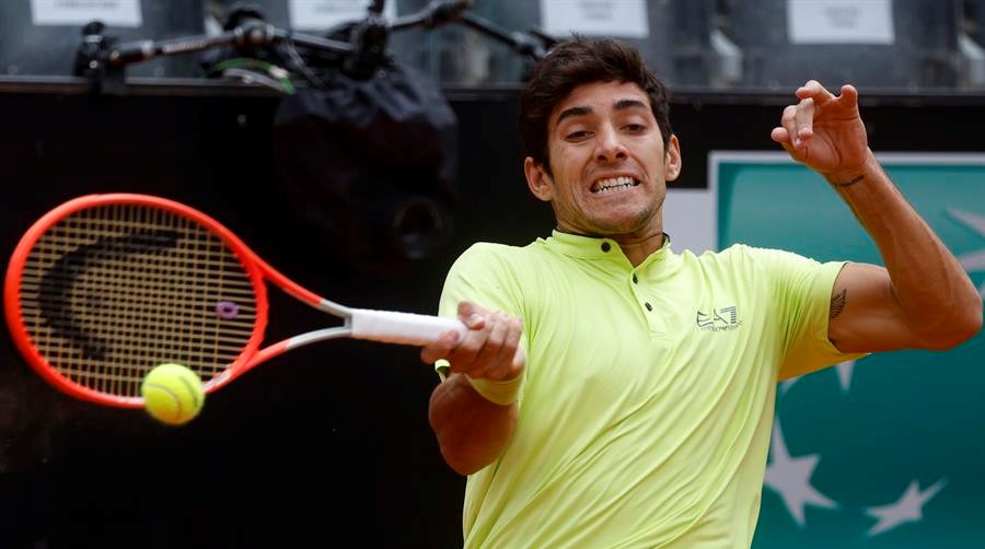 Cristian Garin se repuso a un mal inicio, doblegó a Emil Ruusuvuori y avanzó en el Masters de Roma