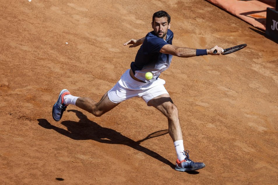 Garin batió en casi tres horas a Cilic y se instaló en cuartos del Masters de Roma
