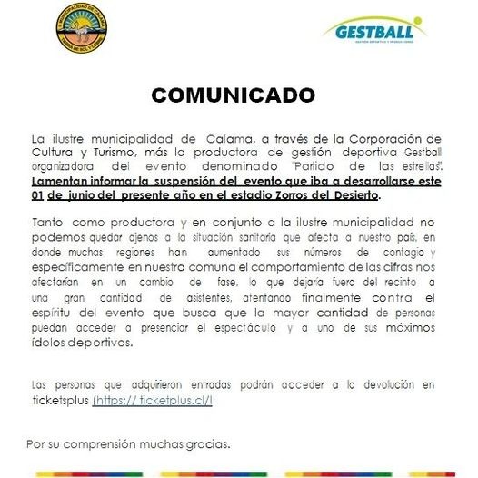 ¿Se suspendió el partido que traería a Ronaldinho a Calama?