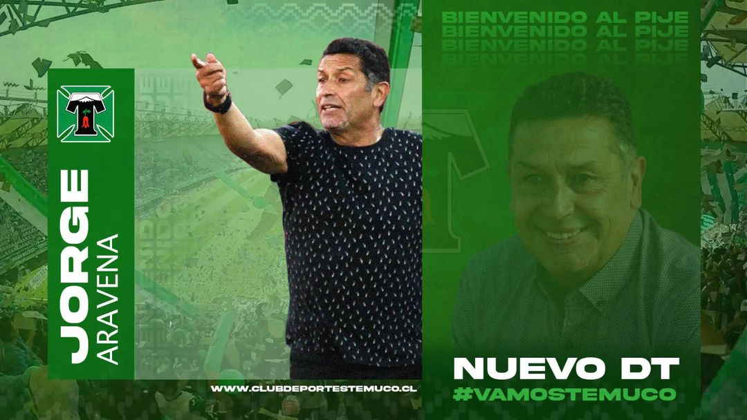 Deportes Temuco anunció a Jorge Aravena como nuevo director técnico