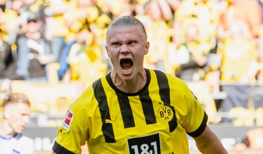 Haaland se despidió de Borussia Dortmund con un gol ante un Hertha Berlin que jugará la promoción