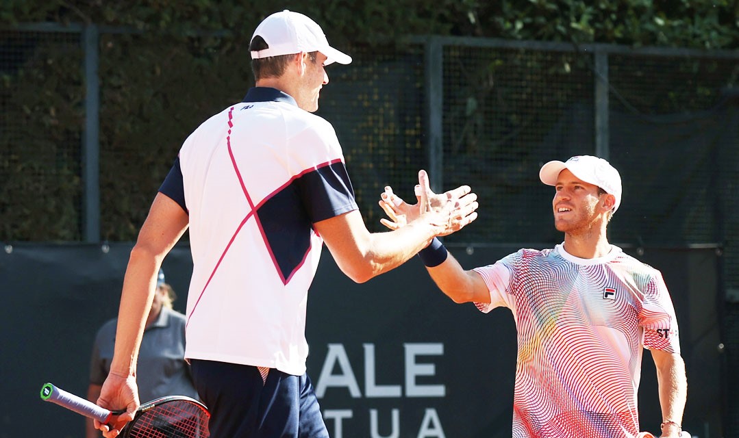 Nikola Mektic y Mate Pavic terminaron con el sueño de Diego Schwartzman y John Isner en la final de Roma