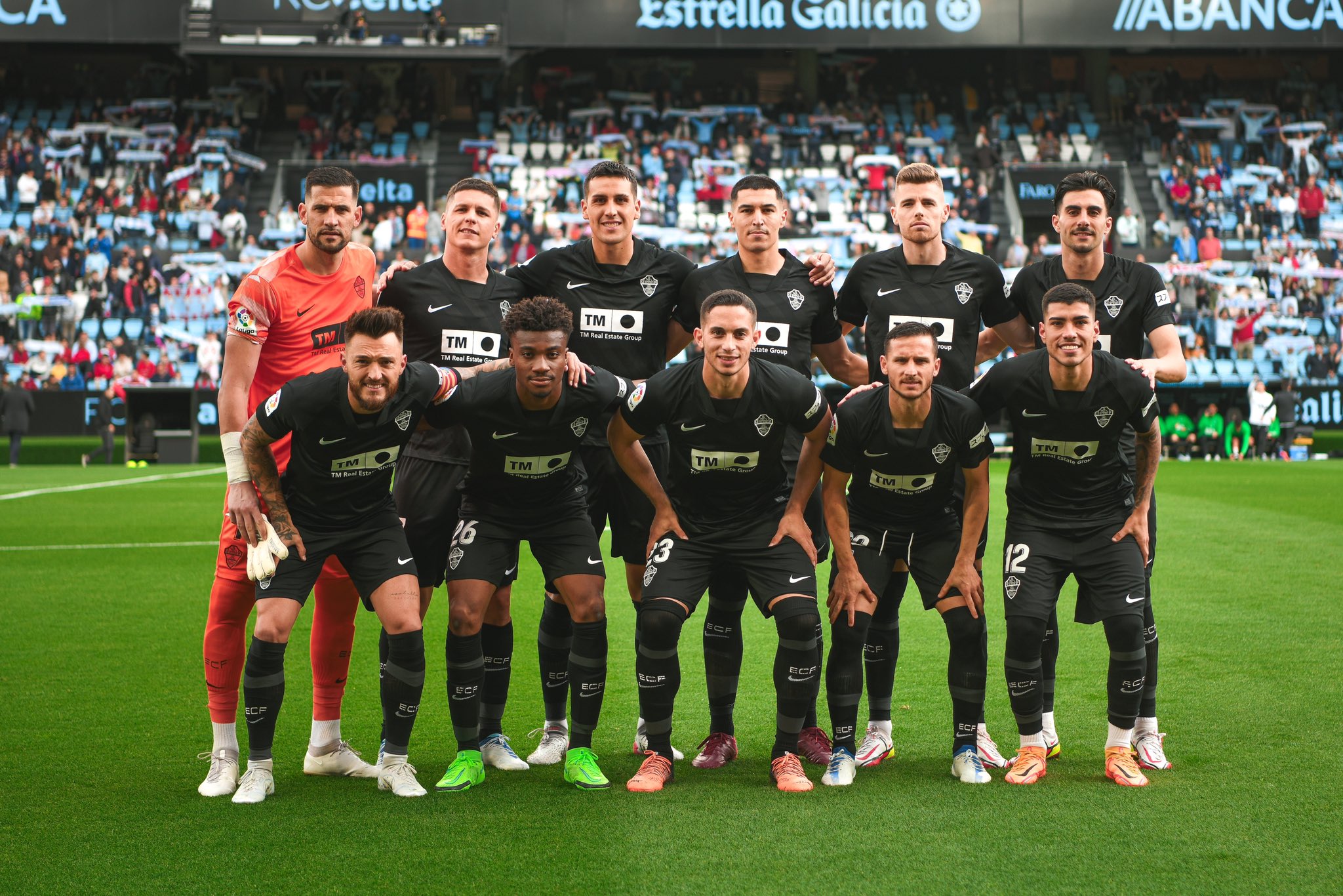 Enzo Roco fue titular en Elche que cayó ante Celta de Eduardo Coudet en la liga española