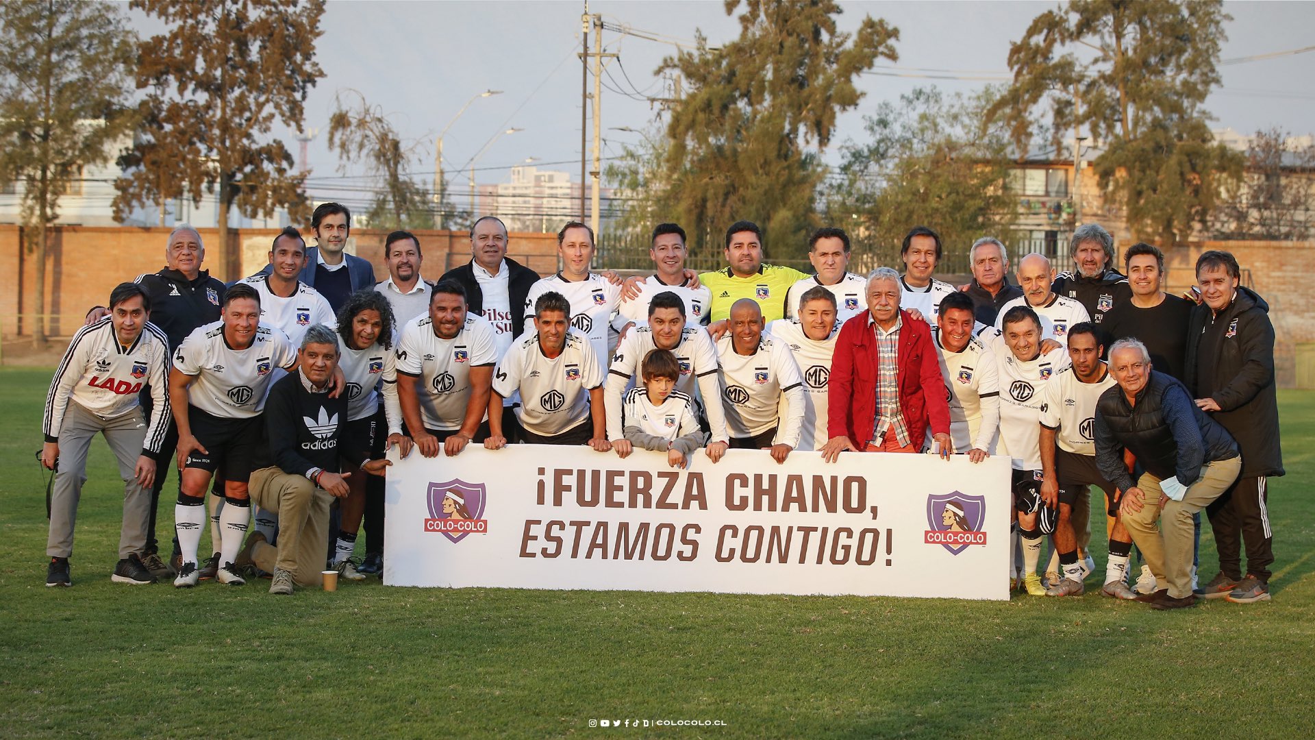 Colo Colo de todos los tiempos también envió su mensaje de fuerza a “Chano” Garrido