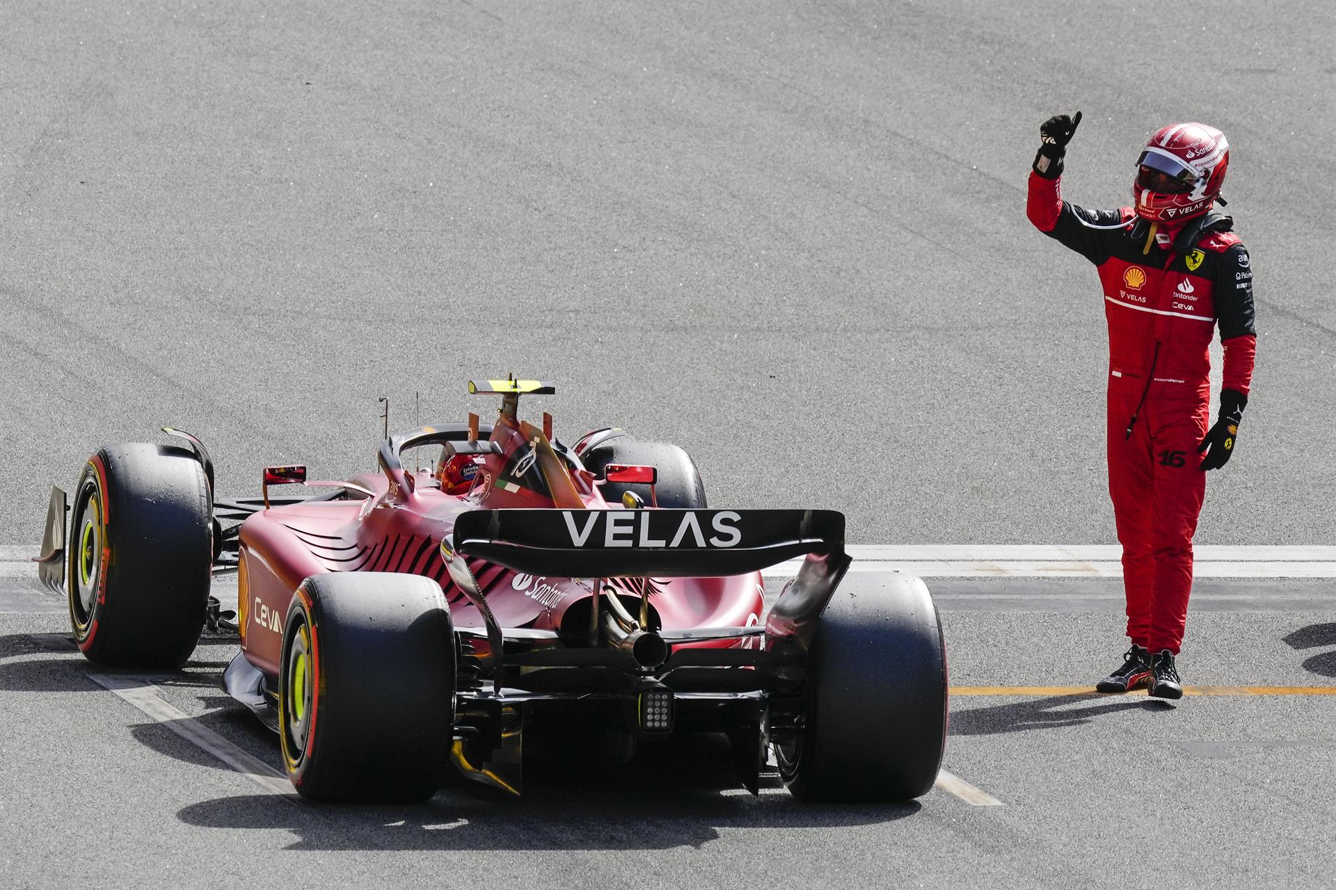 Charles Leclerc ganó la qualy y saldrá desde la pole en el Gran Premio de España