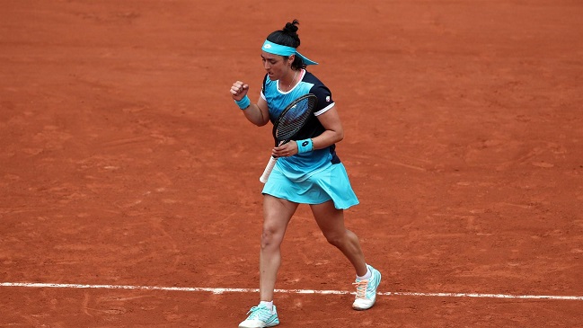 La tunecina Ons Jabeur cayó en primera ronda de Roland Garros