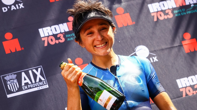 ¡Gigante! Bárbara Riveros se impuso en el Iron Man 70.3 de Pays D’Aix-en-Provence