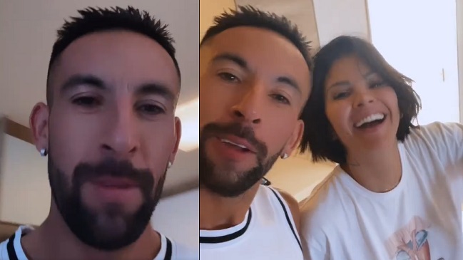 Mauricio Isla comenzó de gran ánimo y bien acompañado el día posterior a su gol por Flamengo