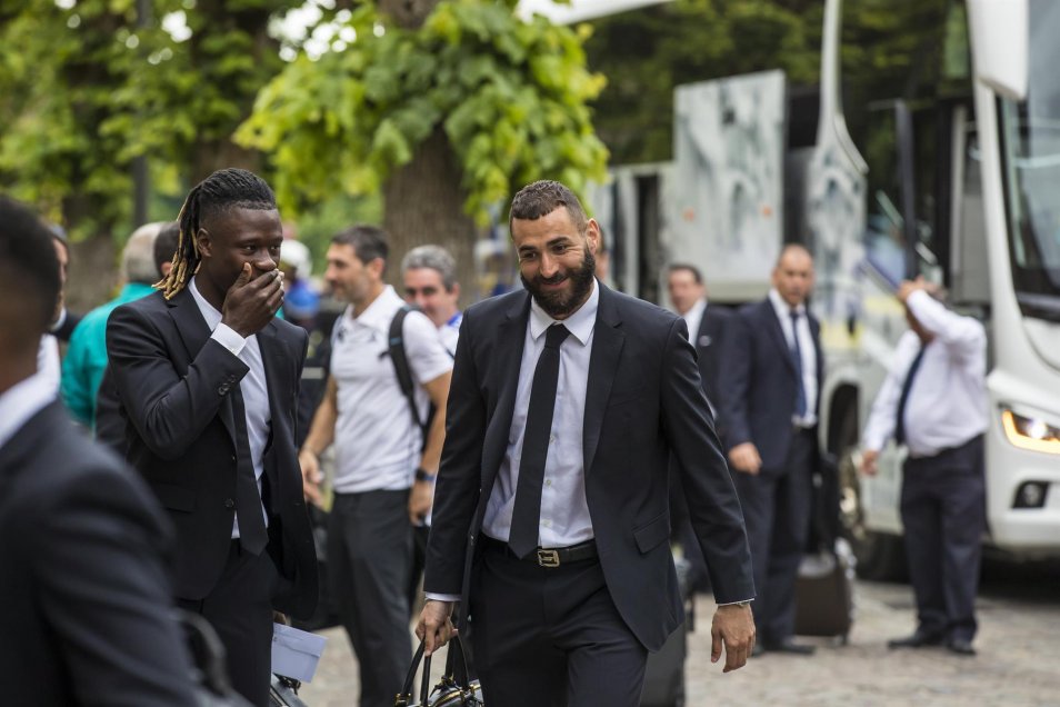 Real Madrid arribó a París para la final de la Champions League