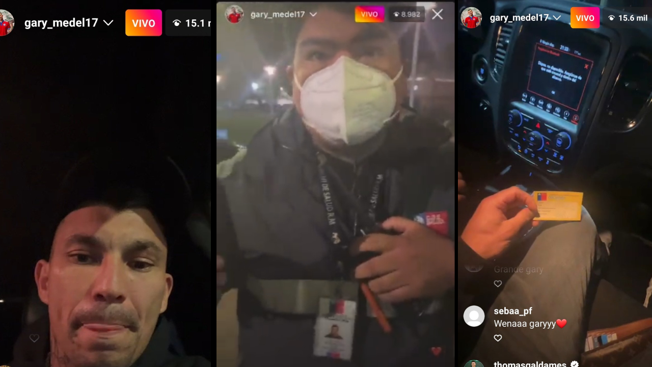 Gary Medel encaró a funcionarios de la Seremi que no lo dejaron ver el show de Karol G