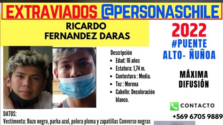 Joven cadete de la rama de baloncesto del CSyD Colo Colo está desaparecido desde el miércoles