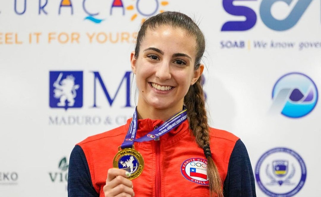 Valentina Toro se coronó campeona en el Panamericano de Karate en Curazao