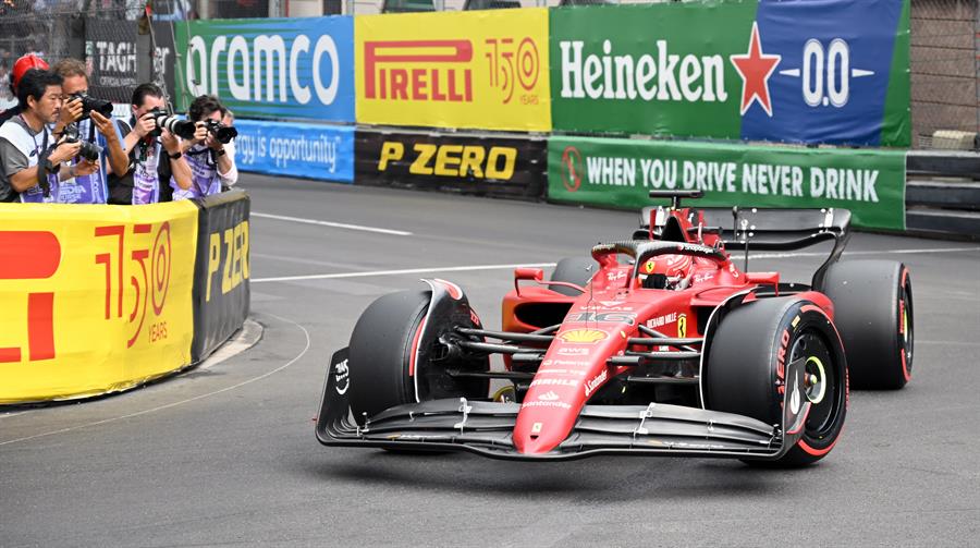 Charles Leclerc fue el más rápido en las clasificaciones del Gran Premio de Mónaco