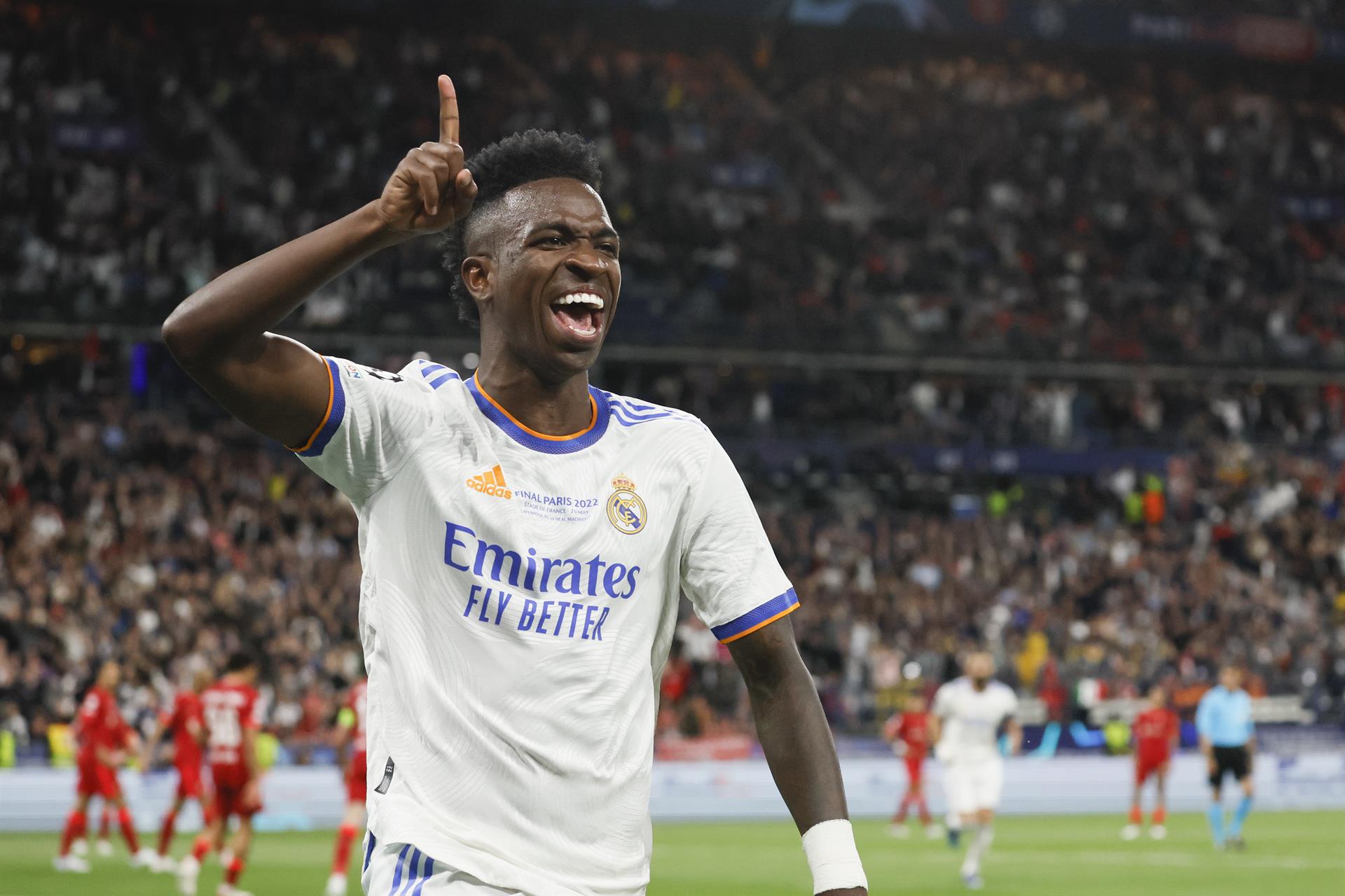 Vinicius apareció sin marca para dar el gol del triunfo a Real Madrid ante Liverpool en la final