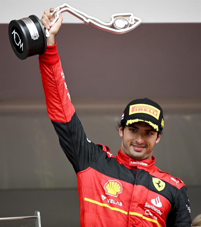 Carlos Sainz y su segundo lugar en Mónaco: Me costó la victoria quedarme detrás de un auto doblado