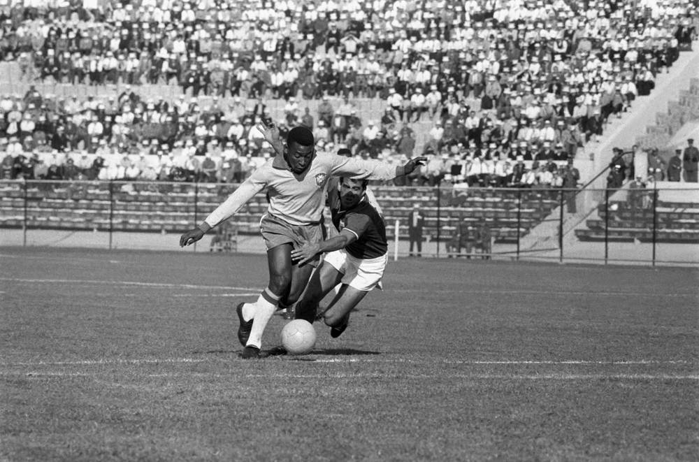 Pelé, la estrella que solo jugó dos partidos en el Mundial de Chile 1962