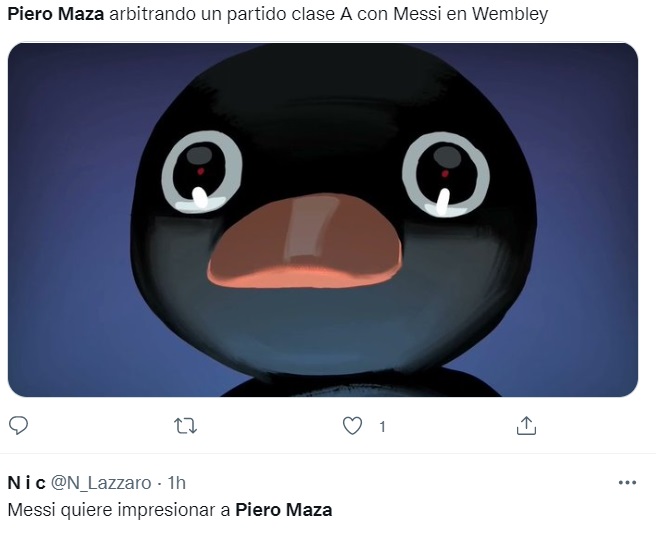 Fue una de las sensaciones del partido: Los memes que dejó el arbitraje de Piero Maza en la Finalissima
