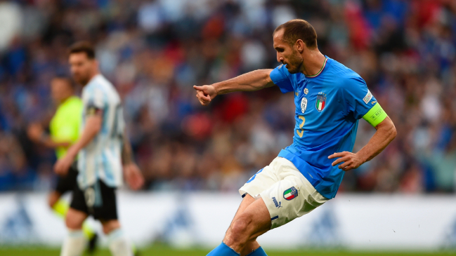 Giorgio Chiellini se despidió de la selección italiana tras 18 años y 117 partidos