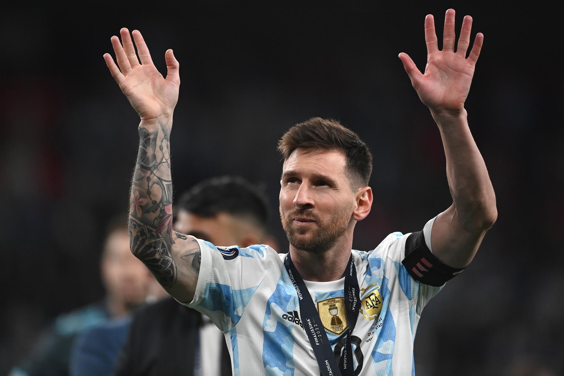 “La vieja guardia”, la foto de Messi que encantó a los argentinos
